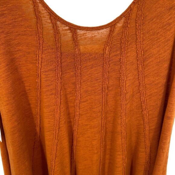 Free People We The Free Star Tee Shirt Orange XS NWT - Picture 11 of 12